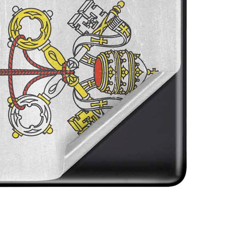 Vatican City Flag Distressed Google Pixel 6 Skin